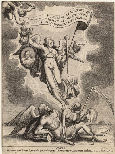 La Serre. Entry of the Queen Mother into ... the Low Countries. State 2 by Wenceslaus Hollar